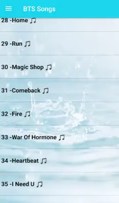 BTS Songs Offline(60) android App screenshot 1